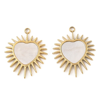 304 Stainless Steel Pendants STAS-P380-75G-01-1