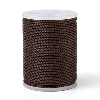 Round Waxed Polyester Cord YC-G006-01-1.0mm-36-1