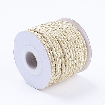 Round Braided Cowhide Cords WL-L009-01N-1