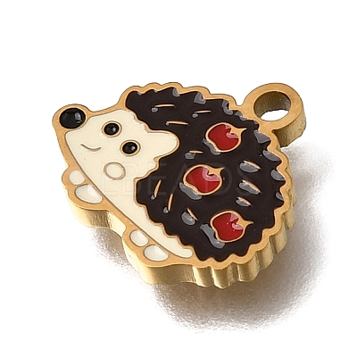 304 Stainless Steel Enamel Pendants SA-CBAA2E4-10B-G-1