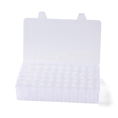 60Pcs Plastic Column Bead Storage Containers CON-C017-01-1