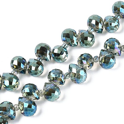 Transparent Glass Beads Strands X-GLAA-T006-14A-1