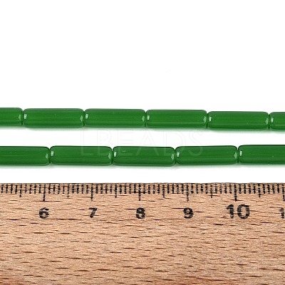 Imitation Jade Glass Beads Strands GLAA-N070-01A-B05-1
