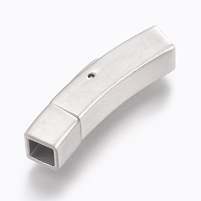 304 Stainless Steel Bayonet Clasps STAS-O114-046MP-B-1