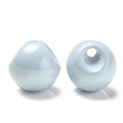Opaque Acrylic Beads OACR-G012-01D-1