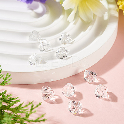 10Pcs Glass Imitation Austrian Crystal Beads GLAA-TADJ0001-11L-1