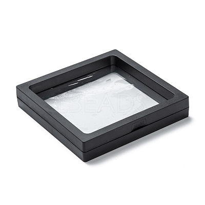Square Transparent PE Thin Film Suspension Jewelry Display Box CON-D009-01C-03-1