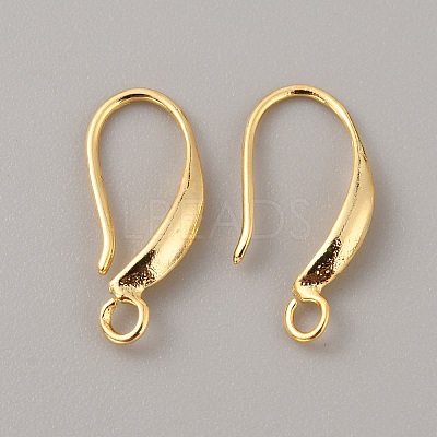 Brass Earring Hooks LS-KK-WH0031-44G-02-1