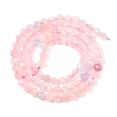 Natural Morganite Beads Strands G-O166-25-3mm-01-1