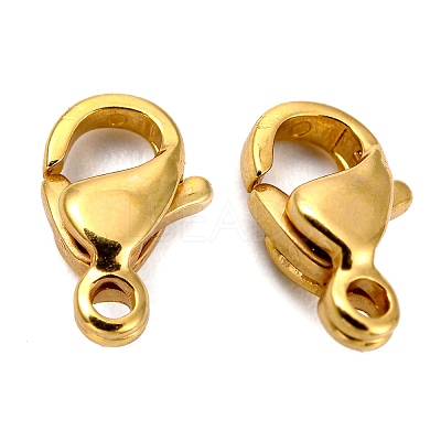 304 Stainless Steel Lobster Claw Clasps STAS-AB12-G-1