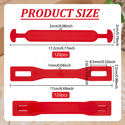 Plastic Gift Box Handle KY-WH0045-94B-1