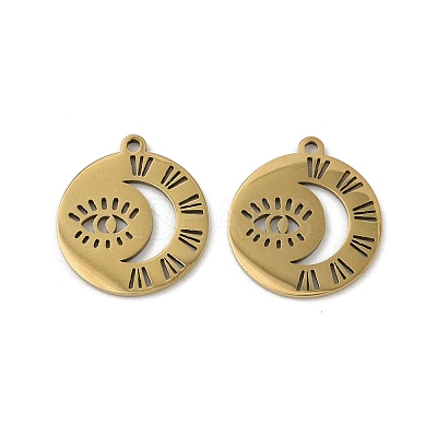 201 Stainless Steel Pendants LS-STAS-U052-02A-G-1
