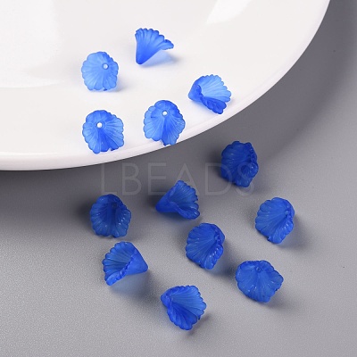 Frosted Acrylic Bead Caps MACR-S371-10A-751-1