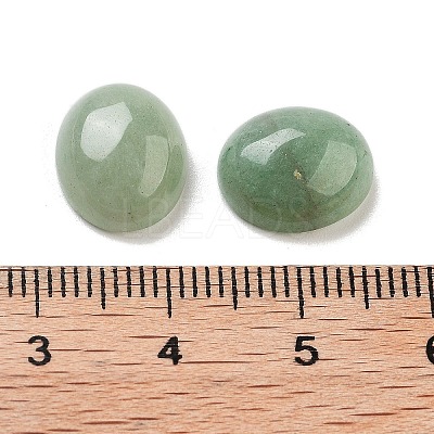 Natural Green Aventurine Cabochons G-G145-01A-39-1