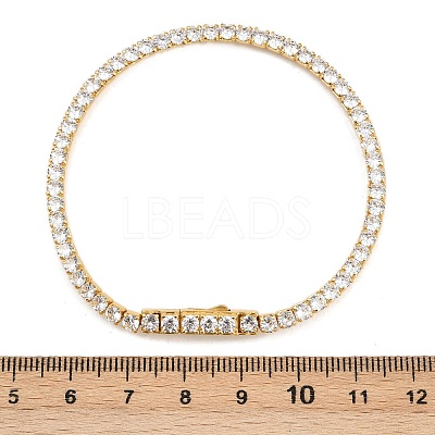 925 Sterling Silver Micro Pave Cubic Zirconia Tennis Bracelets for Women BJEW-C117-01B-G02-1