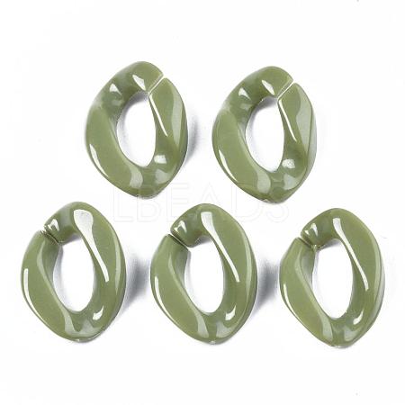 Opaque Acrylic Linking Rings OACR-T011-88C-1