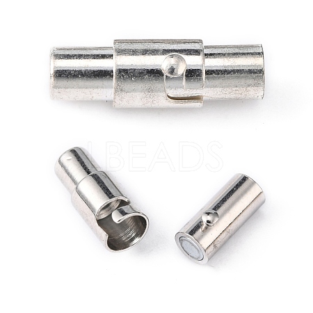 Brass Locking Tube Magnetic Clasps MC079-M-1