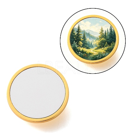 Soccer Season Sublimation Blank Brooch Pins FIND-T077-01C-G-1