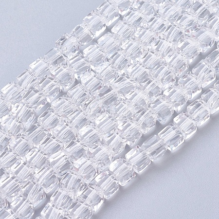 Glass Bead Strands GLAA-R041-4x4mm-24-1