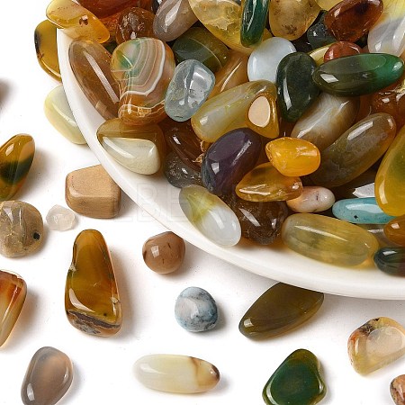 Dyed & Heated Natural Agate Beads G-J402-04C-06-1