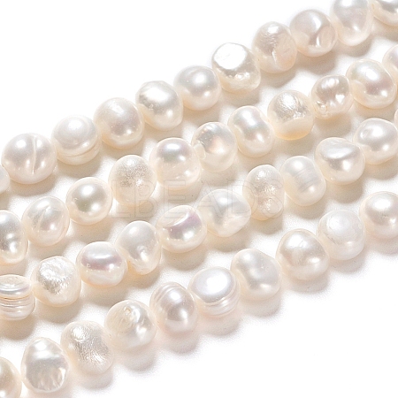 Natural Cultured Freshwater Pearl Beads Strands X-PEAR-I004-08A-1