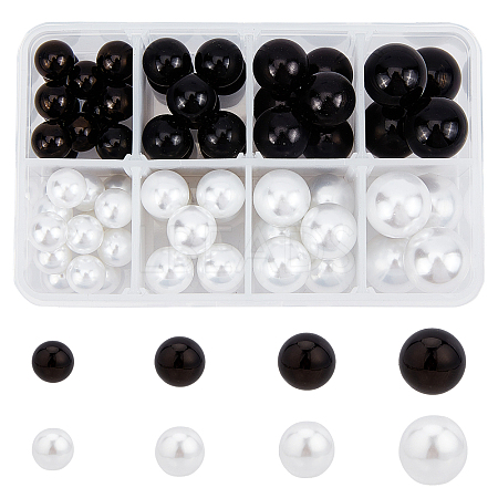 Imitation Pearl Acrylic Beads OACR-NB0001-13-1