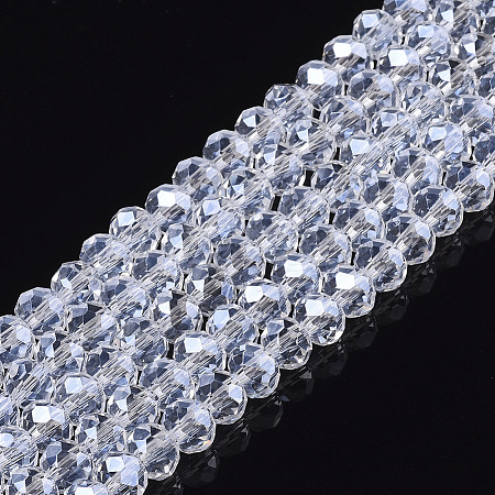 Electroplate Glass Beads Strands EGLA-A044-T1mm-A19-1
