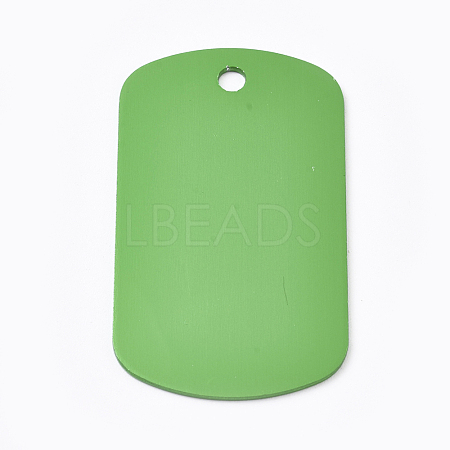 Aluminum Pendants ALUM-WH0009-02G-1