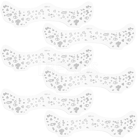10Pcs Transfer Sticker Proof Removable Temporary Tattoos Stickers DIY-SP0003-65A-02-1