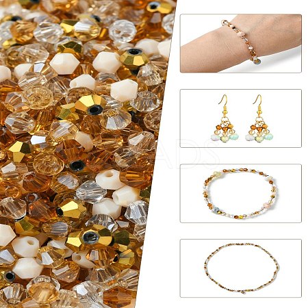 Mixed Styles Glass Beads GLAA-YWC0003-01H-1