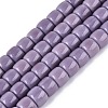 Opaque Glass Beads Strands GLAA-Q106-02A-B04-1