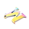 Ion Plating(IP) 304 Stainless Steel Charms STAS-H112-M-M-3
