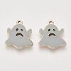 Light Gold Plated Alloy Pendants ENAM-T009-36B-1