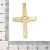 Brass Micro Pave Clear Cubic Zirconia Pendants KK-A212-06B-G-3