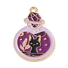 Halloween Alloy Eanaml Pendants PALLOY-S184-01G-E-1