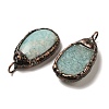 Natural Mixed Gemstone Pendants G-K381-05R-3