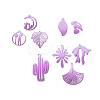 Spray Painted Alloy Charms PALLOY-P291-19M-02-1