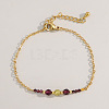 Bohemian Style Natrual Other Quartz Beads Link Bracelets NZ3920-10-1