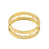 304 Stainless Steel Chain Shape Finger Ring LS-RJEW-C084-01A-G-2
