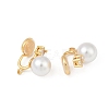 Round Brass Brass Micro Pave Clear Cubic Zirconia Ear Cuff Findings KK-F902-03G-2