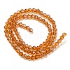 Transparent Electroplate Glass Beads Strands EGLA-A039-T3mm-A28-2