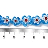 Handmade Millefiori Lampwork Beads Strands LAMP-G164-03D-4