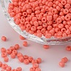 Baking Paint Glass Seed Beads SEED-S001-K16-1
