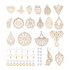Biyun DIY Filigree Dangle Earring Making Kits DIY-BY0001-33-9