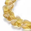 Transparent Glass Beads GLAA-Q066-14mm-B13-3