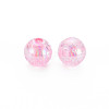 Transparent Crackle Acrylic Beads MACR-S373-66-L04-2