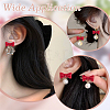 42Pcs Alloy Bowknot Stud Earring Findings EJEW-ME0001-29-4