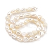 Natural Keshi Pearl Cultured Freshwater Pearl Beads Strands PEAR-P062-25B-3