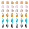 60Pcs 6 Colors Opaque Acrylic Beads OACR-TA0004-96-1
