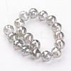 Electroplate Glass Bead Strands EGLA-J140-FR04-14mm-2